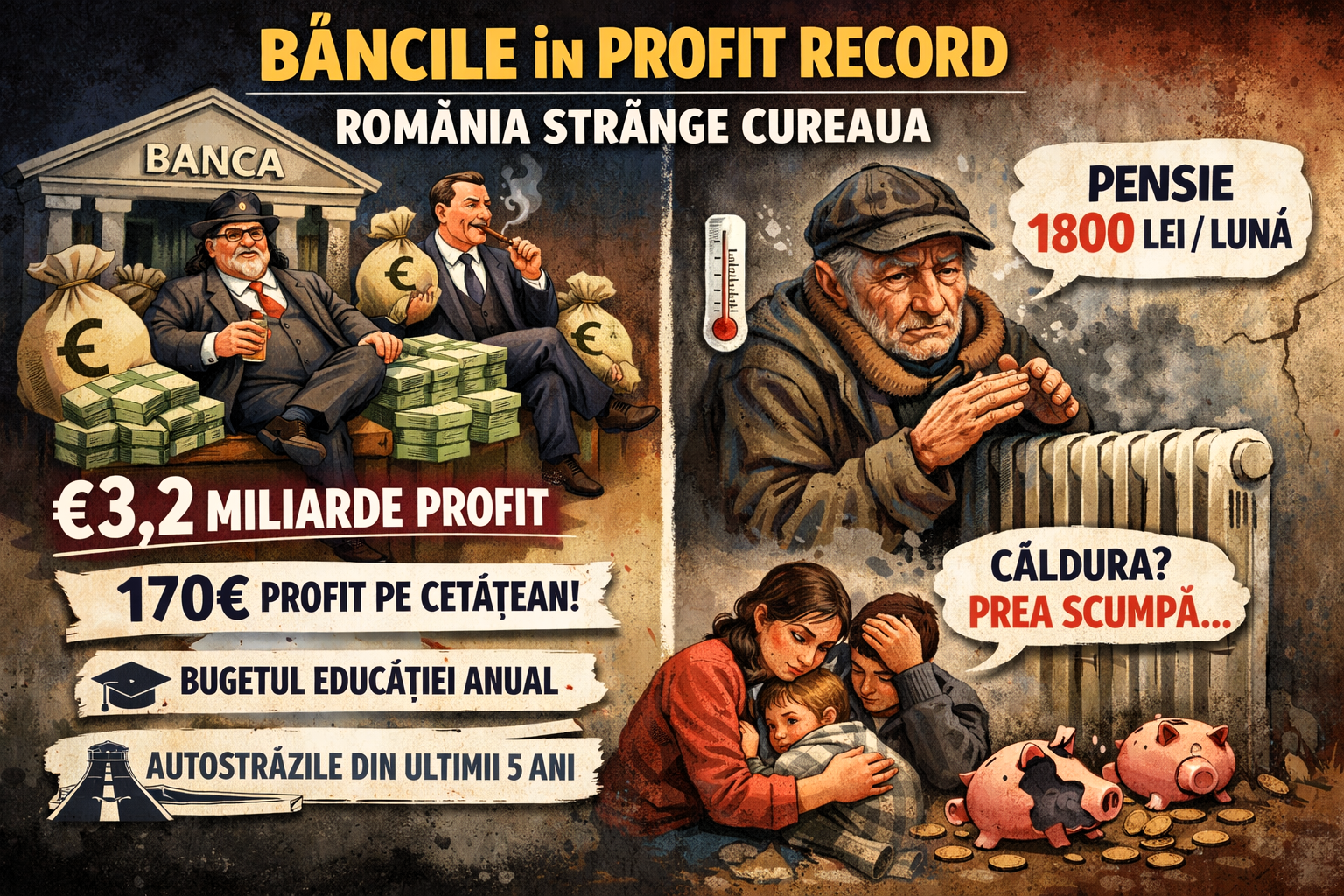 Featured image of post Cum fac băncile profit record, în timp ce România cade economic și strânge cureaua?