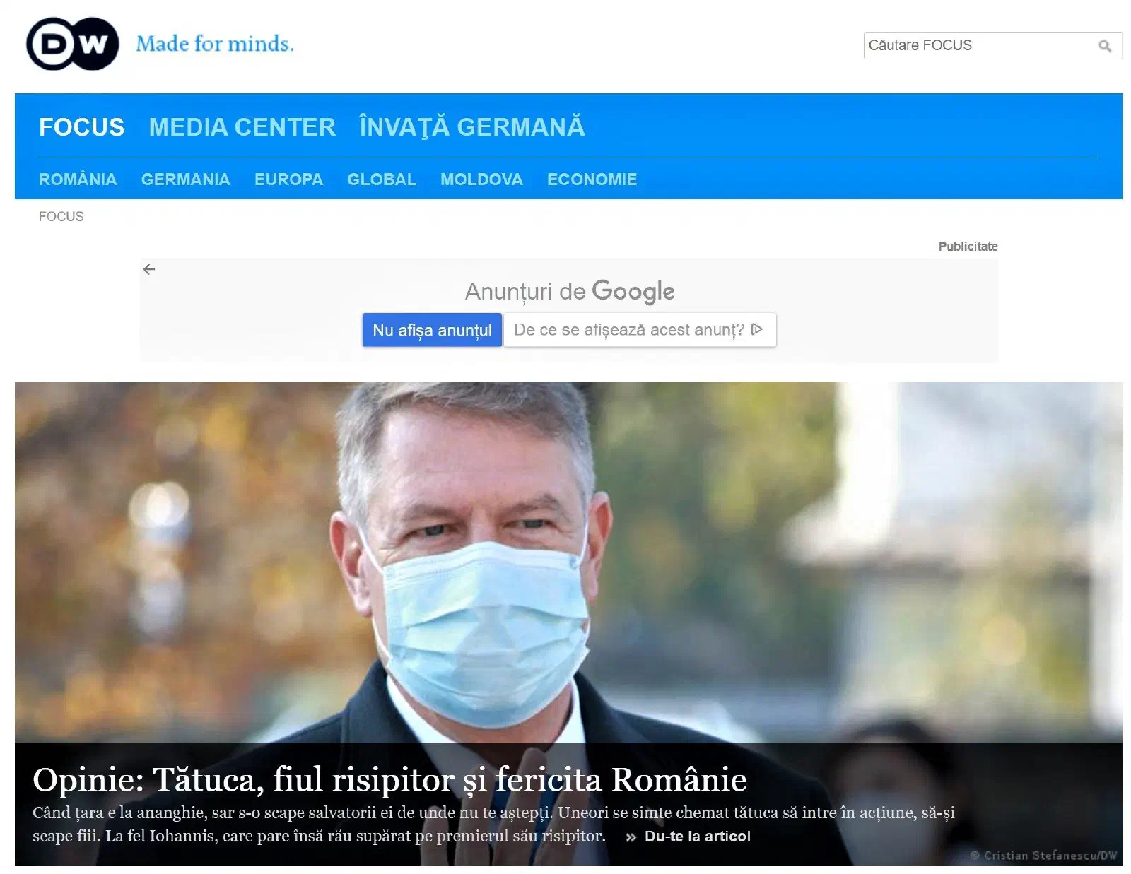 Featured image of post Puși la zid, desființați în presa germană